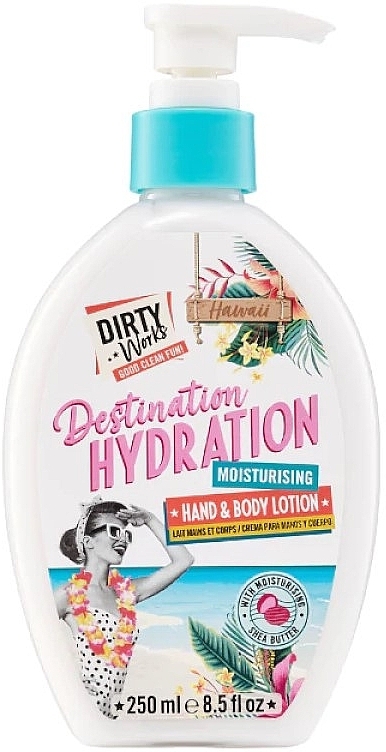 Moisturising Hand & Body Lotion - Dirty Works Destination Hydration Hand and Body Lotion — photo N1