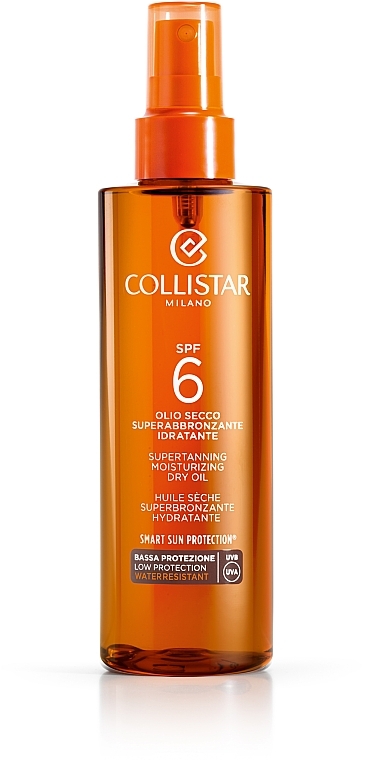 Intensive Tanning Dry Oil - Collistar Supertanning Moisturizing Dry Oil SPF6 200ml — photo N1