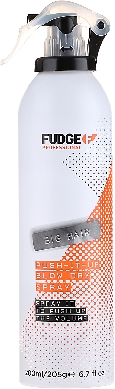 Big Volume Light Hair Spray - Fudge Big Hair Push It Up Blow Dry Spray — photo N1