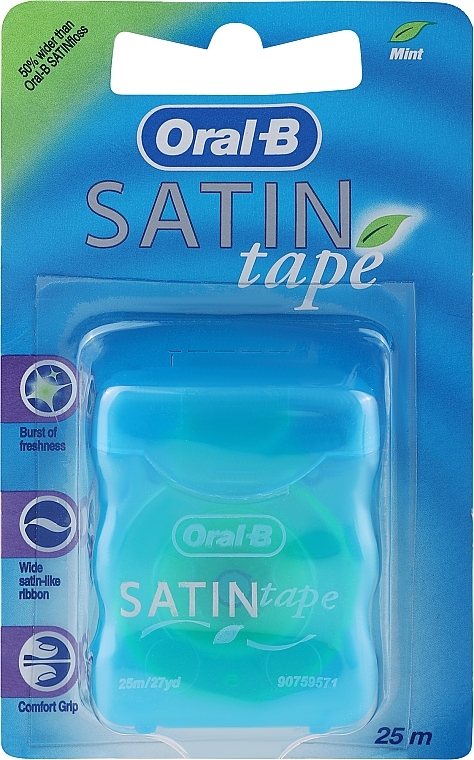 Dental Floss - Oral-B Satin Tape Mint — photo N1