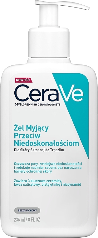 Deep Face & Body Cleansing Gel for Blemish-Prone Skin - CeraVe — photo N1