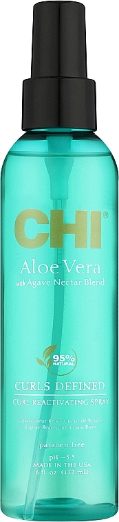 Curl Reactivating Spray - CHI Aloe Vera Curl Reactivating Spray — photo N1