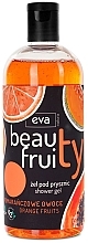 Orange Fruits Shower Gel - Eva Natura Beauty Fruity Orange Fruits Shower Gel — photo N1
