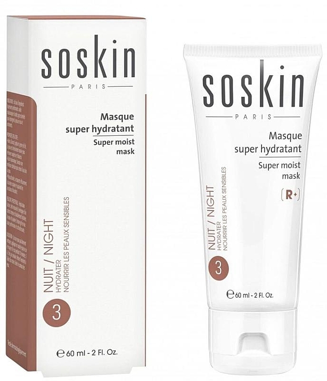 Super Moisturizing Night Face Mask - Soskin Hydrawear Super Moist Mask — photo N2