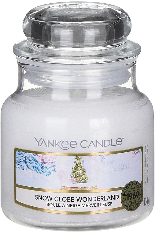 Scented Candle in Jar - Yankee Candle Snow Globe Wonderland Jar Candle — photo N2