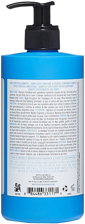 Shampoo - Baxter of California Daily Fortifying Shampoo — photo N5