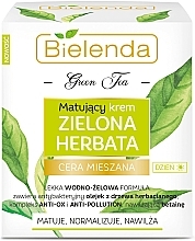 Fragrances, Perfumes, Cosmetics Mattifying Day Cream for Combination Skin - Bielenda Green Tea Matifying Day Face Cream