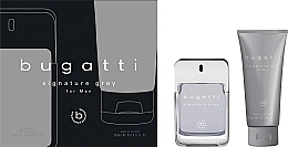Fragrances, Perfumes, Cosmetics Bugatti Signature Grey - Set (edt/100ml+sh/gel/200ml)