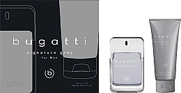 Fragrances, Perfumes, Cosmetics Bugatti Signature Grey - Set (edt/100 ml + sh/gel/200 ml)