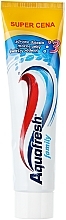 Fragrances, Perfumes, Cosmetics Toothpaste without Paper Packaging - Aquafresh Family