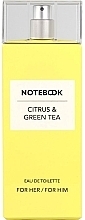 Notebook Fragrances Citrus & Green Tea - Eau de Toilette — photo N1