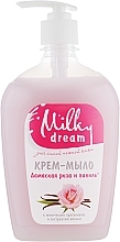 Fragrances, Perfumes, Cosmetics Liquid Soap "Damask Rose & Vanilla" - Milky Dream
