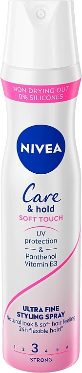 Flexible Hold Hairspray - NIVEA Care & Hold Soft Touch 24H Flexible Hold 3 — photo N1