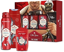 Fragrances, Perfumes, Cosmetics Set - Old Spice Deep Sea Aviator (deo/spray/150ml + deo/50g + sh/gel/250ml)