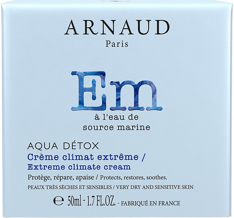 Sea Water Protective Face Cream - Arnaud Aqua Detox Extreme Climate Cream — photo N2