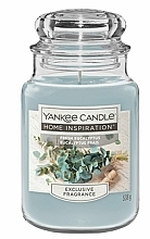 Fragrances, Perfumes, Cosmetics Scented Candle in Jar - Yankee Candle Home Inspiration Fresh Eucalyptus