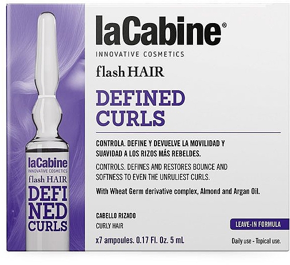 Curly Hair Ampoule - La Cabine Flash Hair Defined Curls — photo N1