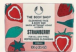 Strawberry Soap - The Body Shop Face And Body Strawberry Soap — photo N1