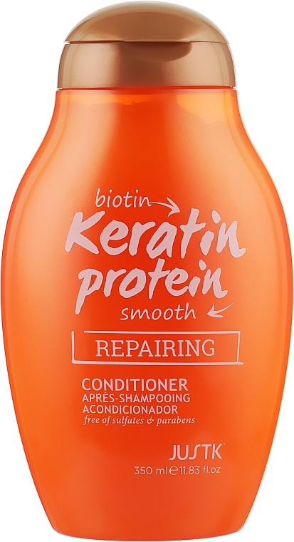 Biotin & Keratin Conditioner for Brittle & Split Hair - JustK — photo N1