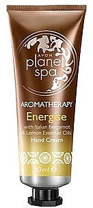 Hand Cream with Bergamot & Lemon - Avon Aromatherapy Energise Hand Cream — photo N1