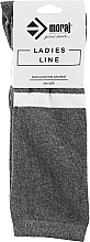 Fragrances, Perfumes, Cosmetics Women Knee-High Socks with Stripes, dark grey - Moraj