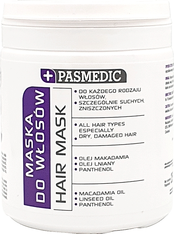 Mask for All Hair Types - Pasmedic Hair Mask — photo N1