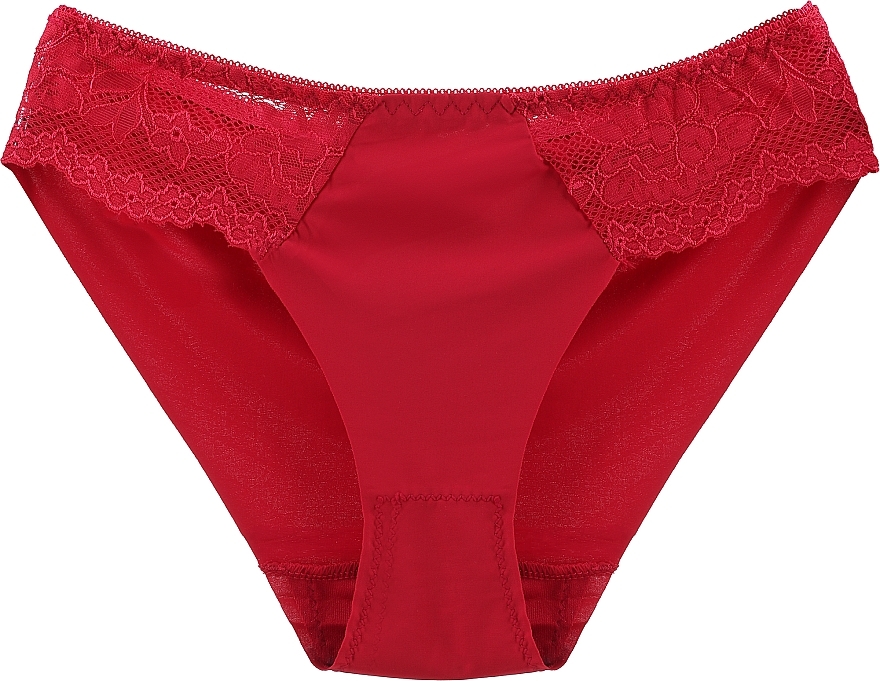 Invisible Panties with Lace, red - Moraj — photo N1