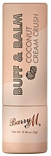 Lip Balm Scrub "Coconut Cream" - Barry M Buff & Balm Coconut Cream Crush — photo N2