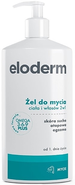Baby Body & Hair Wash 2-in-1 - Eloderm — photo N1