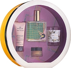 Fragrances, Perfumes, Cosmetics Set - Nuxe Culte Prodigieux Box (oil/100ml + h/cr/30ml + lip/balm/15ml + candle)