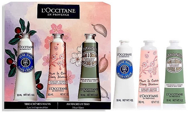 Set - L'occitane Hand Cream Trio (h/cr/3x30ml)	 — photo N1