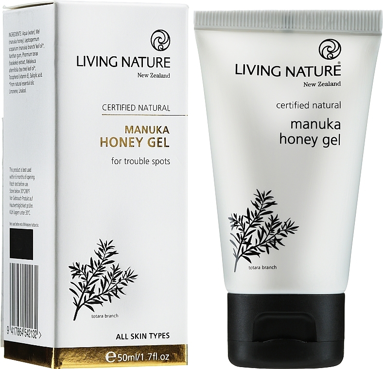 Manuka Gel For Oily & Combination Skin - Living Nature Manuka Honey Gel — photo N4