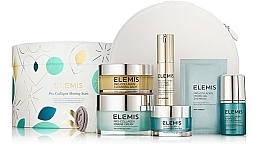 Fragrances, Perfumes, Cosmetics Set - Elemis Pro-Collagen Shining Stars Gift Set (balm/105g + cream/100ml + cream/30ml + eye/serum/15ml + f/serum/15ml + eye/mask/1pcs + primer/2 ml + napkin + bag)