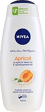 Shower Care Gel "Apricot" - NIVEA Bath Care Shower Care&Apricot Seed Oil — photo N1