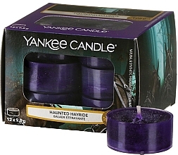 Fragrances, Perfumes, Cosmetics Tea Light Candles - Yankee Candle Haunted Hayride Scented Tealights