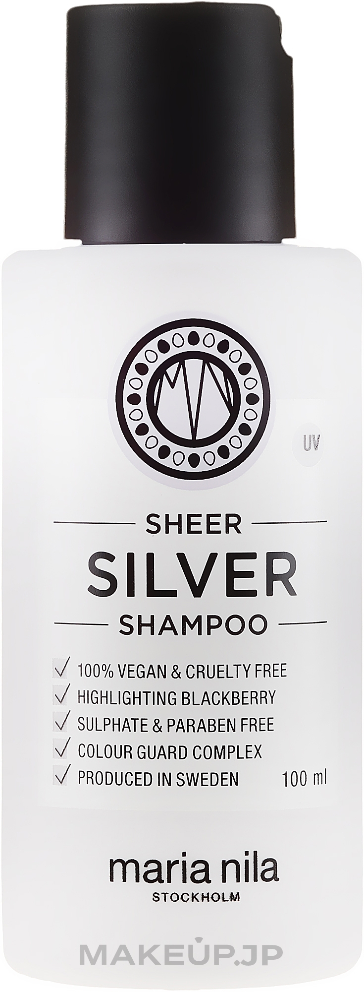 Anti-Yellow Shampoo for Colored Hair - Maria Nila Sheer Silver Shampoo — photo 100 ml