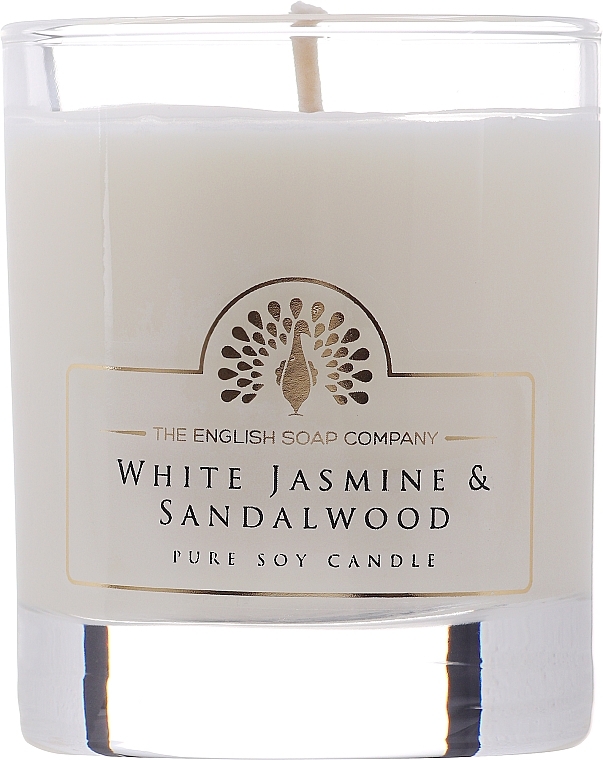 Scented Candle - The English Soap Company White Jasmine and Sandalwood Candle — photo N1