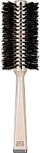 Fragrances, Perfumes, Cosmetics Round Boar Bristle Hair Brush 5105, d60mm - 3ME Maestri Square Roller Reinforced Wild Boar Brush