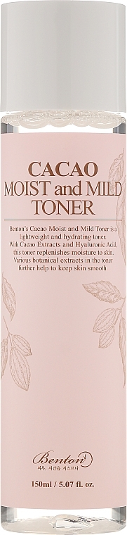 Cocoa Toner - Benton Cacao Moist and Mild Toner — photo N2