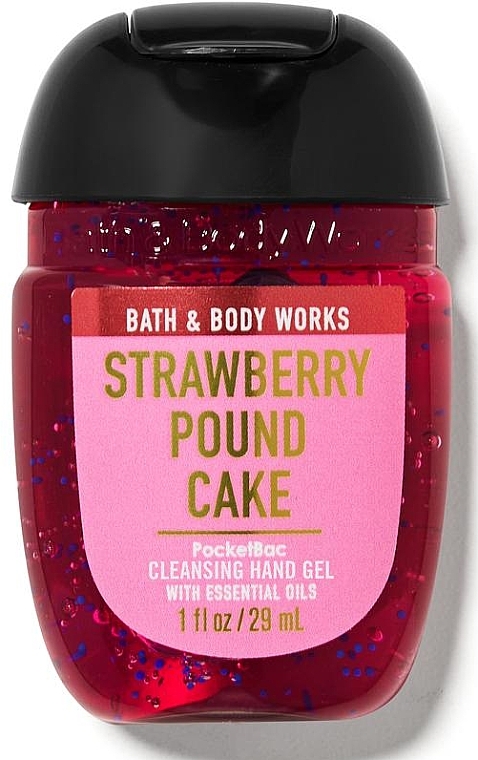 Strawberry Pound Cake Antibacterial Hand Gel - Bath and Body Works Anti-Bacterial Hand Gel — photo N1