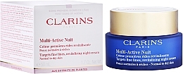 Anti First Aging Signs Facial Night Cream - Clarins Multi-Active Night Cream Normal to Dry Skin — photo N1