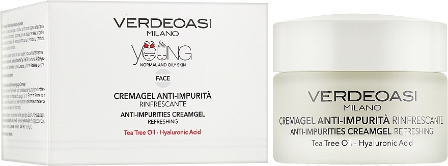 Refreshing Anti-Impurities Cream-Gel - Verdeoasi Anti-Impurities Creamgel Refreshing — photo N2