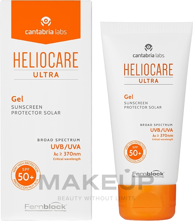 Sun Ultra Gel for Face - Cantabria Labs Heliocare Ultra Gel SPF50 — photo 50 ml