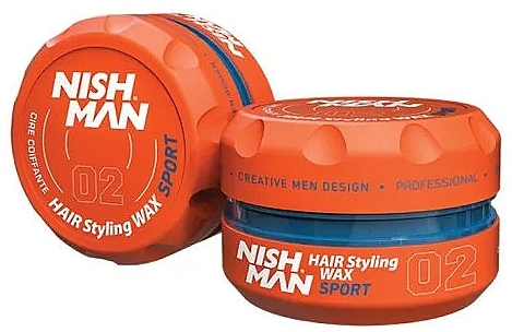 Hair Styling Wax - Nishman Hair Styling Wax 02 Sport — photo N3