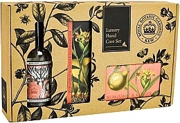 Fragrances, Perfumes, Cosmetics Set - The English Soap Company Kew Gardens Bergamot & Ginger Hand Care Gift Box