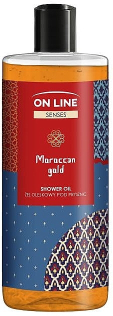 Shower Oil - On Line Senses Morrocan Gold Shower Oil — photo N1