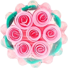 Fragrances, Perfumes, Cosmetics Natural Glycerin Soap 'Rose', basket, pink - Bulgarian Rose Glycerin Soap Rose Fantasy