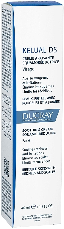 Anti-Peeling Soothing Cream - Ducray Kelual Ds Squamo-Reducing Soothing Cream — photo N3