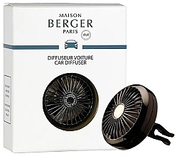 Car Clip Diffuser (perfume-free), black - Maison Berger Black Car Clip Diffuser — photo N3
