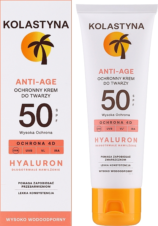 アンチエイジング保護フェイスクリーム SPF 50 - Kolastyna Anti-Age SPF 50	 — photo N1